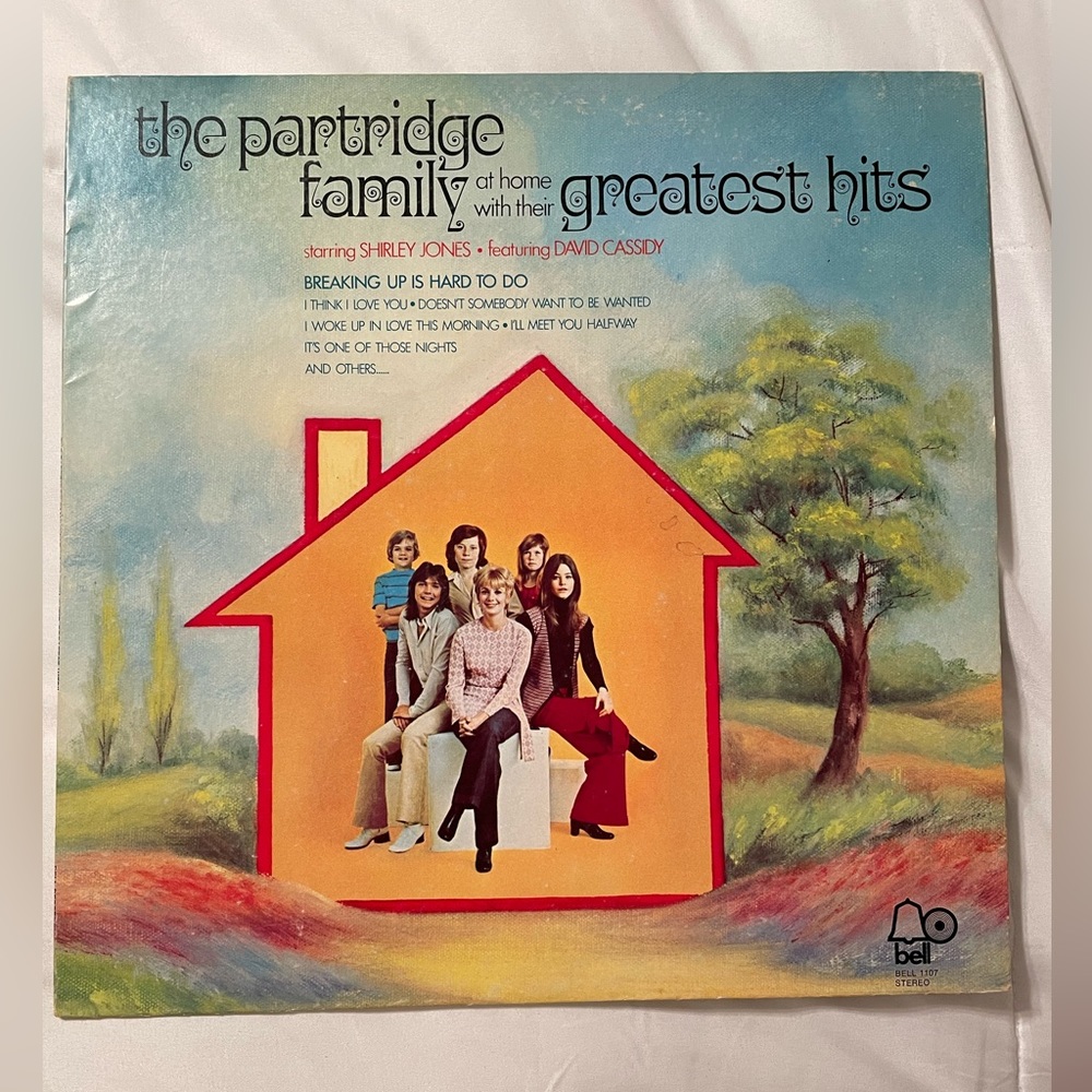 12” vinyl album - “The Partridge Family At Home With Their Greatest Hits” 🌻